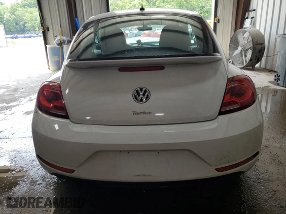 2017 Volkswagen Beetle Fleet with VIN 3VWF17AT9HM613412, listed as a Copart auction lot 62344475 with 52,340 mi miles and Salvage title. Bid and sale history available at DreamBid. Image 6.