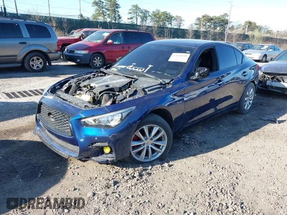 2018 Infiniti Q50 RED SPORT 400 with VIN JN1FV7AR9JM481641, listed as a IAAI auction lot 42040600 with 40,840 mi miles. Bid and sale history available at carsss.com. Image 18.