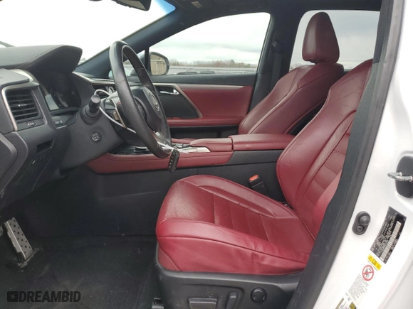 2017 Lexus RX with VIN 2T2BZMCA6HC110185, listed as a Copart auction lot 49570555 with 119,485 mi miles and Salvage Title. Bid and sale history available at carsss.com. Image 7.