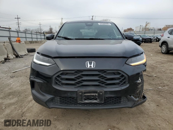 2023 Honda HR-V Sport with VIN 3CZRZ1H51PM746137, listed as a Copart auction lot 44308995 with 42,825 mi miles and Salvage Title. Bid and sale history available at carsss.com. Image 5.