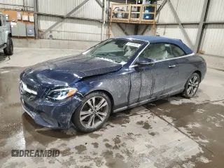 2018 Mercedes-Benz C 300 with VIN WDDWK4KB6JF735581, listed as a Copart auction lot 41393605 with 55,796 mi miles and Salvage title. Bid and sale history available at DreamBid. Image 1.