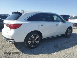 2020 Acura MDX Technology with VIN 5J8YD4H50LL019408, listed as a Copart auction lot 52778605 with 20,393 mi miles and Salvage title. Bid and sale history available at DreamBid. Image 3.