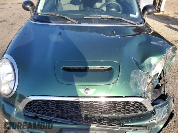 2013 MINI Hardtop S with VIN WMWSV3C59DT475621, listed as a Copart auction lot 62295405 with 108,782 mi miles and Salvage title. Bid and sale history available at DreamBid. Image 11.