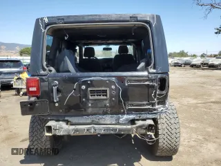 2017 Jeep Wrangler Unlimited Sport with VIN 1C4BJWDG3HL683354, listed as a Copart auction lot 63024845 with 52,813 mi miles and Salvage title. Bid and sale history available at DreamBid. Image 6.