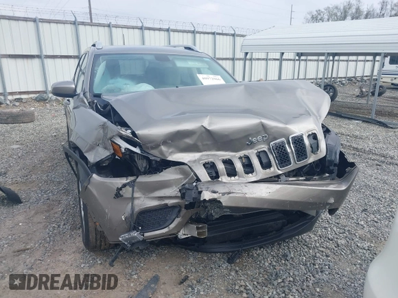 2020 Jeep Cherokee Latitude with VIN 1C4PJLCB8LD525508, listed as a IAAI auction lot 40972966 with 28,609 mi miles and . Bid and sale history available at DreamBid. Image 12.