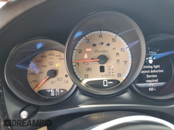 2016 Porsche Macan Turbo with VIN WP1AF2A53GLB94524, listed as a Copart auction lot 64172035 with 44,619 mi miles and Salvage title. Bid and sale history available at DreamBid. Image 9.