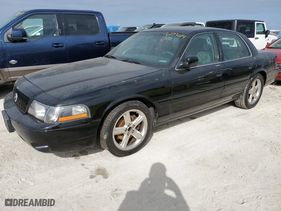 2003 Mercury Marauder with VIN 2MEHM75V13X648665, listed as a Copart auction lot 76773694 with 254,363 mi miles and Non Repairable. Bid and sale history available at carsss.com. Image 1.