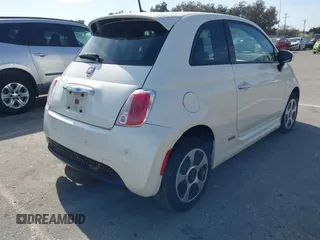 2014 FIAT 500e with VIN 3C3CFFGEXET172812, listed as a IAAI auction lot 41603973 with 57,026 mi miles. Bid and sale history available at carsss.com. Image 4.