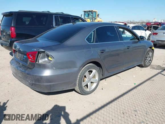 2015 Volkswagen Passat S with VIN 1VWAS7A38FC116213, listed as a IAAI auction lot 41749385 with 169,599 mi miles and . Bid and sale history available at DreamBid. Image 4.