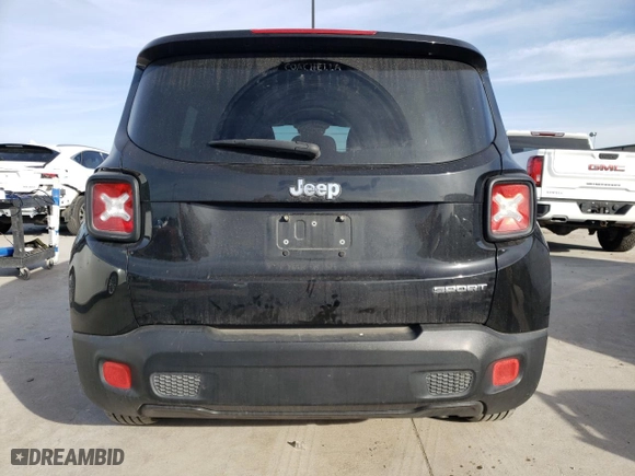 2016 Jeep Renegade Sport with VIN ZACCJAAT6GPD66736, listed as a Copart auction lot 49403135 with 78,127 mi miles and Salvage Title. Bid and sale history available at carsss.com. Image 6.