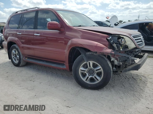 2008 Lexus GX 470 with VIN JTJBT20X980160976, listed as a Copart auction lot 55425535 with 109,689 mi miles and Clean Title. Bid and sale history available at carsss.com. Image 4.