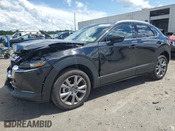2025 Mazda CX-30 S Premium with VIN 3MVDMBDM3SM753468, listed as a Copart auction lot 55766585 with 3,051 mi miles and Salvage title. Bid and sale history available at DreamBid. Image 1.