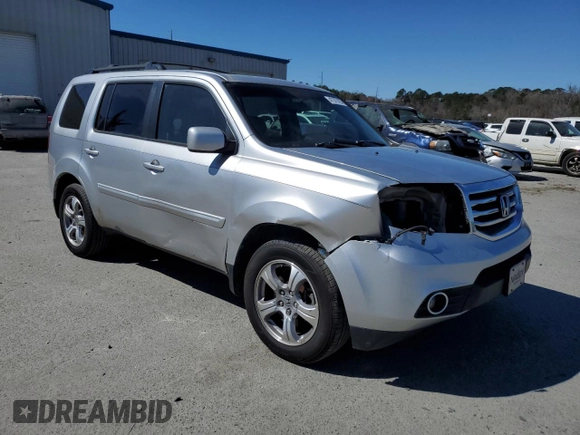 2013 Honda Pilot EX-L with VIN 5FNYF3H55DB010257, listed as a Copart auction lot 47375155 with 244,586 mi miles and Salvage Title. Bid and sale history available at DreamBid. Image 4.