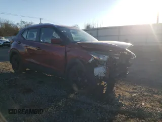 2022 Nissan Kicks SV with VIN 3N1CP5CV8NL494313, listed as a Copart auction lot 46426025 with 93,180 mi miles and Salvage Title. Bid and sale history available at DreamBid. Image 4.