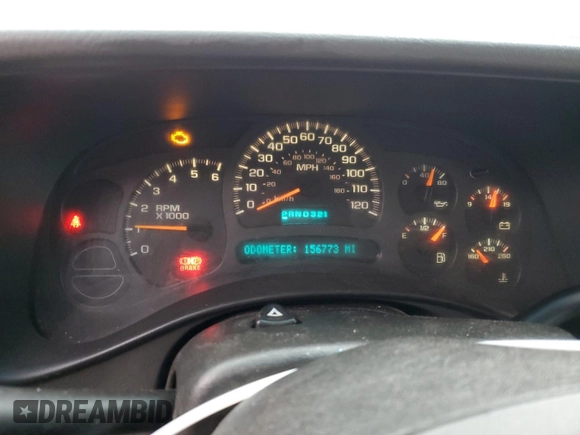 2004 Chevrolet Silverado 1500 with VIN 1GCEK19TX4E196850, listed as a Copart auction lot 43397015 with 156,773 mi miles and Salvage Title. Bid and sale history available at DreamBid. Image 9.