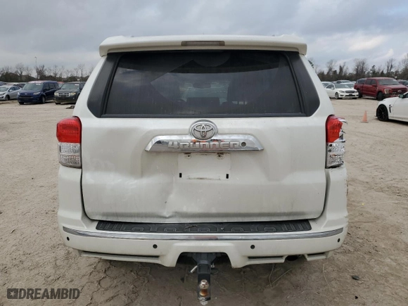 2013 Toyota 4Runner SR5 with VIN JTEZU5JR5D5052718, listed as a Copart auction lot 44388525 with 179,825 mi miles and Salvage Title. Bid and sale history available at carsss.com. Image 6.
