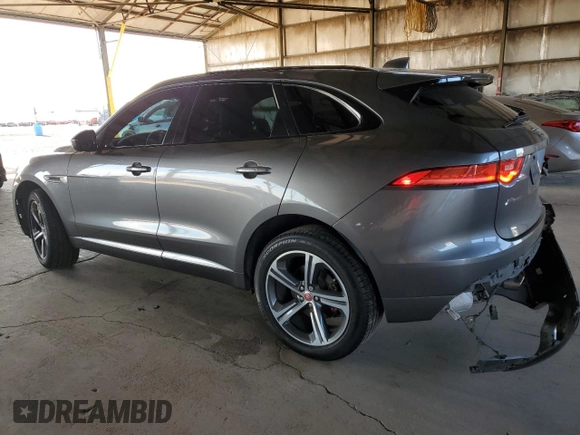 2019 Jaguar F-Pace S with VIN SADCM2FV1KA610717, listed as a Copart auction lot 55041445 with 85,262 mi miles and Salvage Title. Bid and sale history available at DreamBid. Image 2.