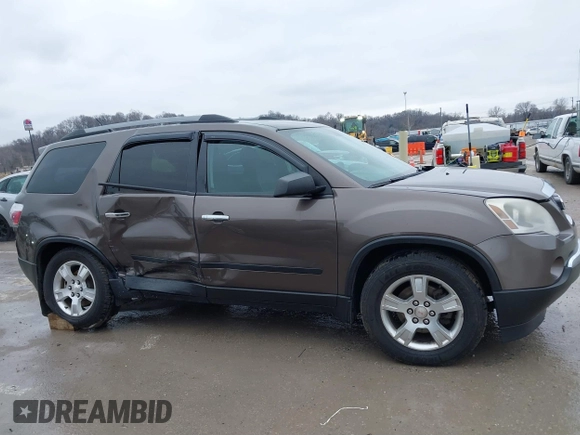 2011 GMC Acadia SL with VIN 1GKKRNED3BJ141640, listed as a IAAI auction lot 41480262 with 164,689 mi miles and . Bid and sale history available at carsss.com. Image 14.