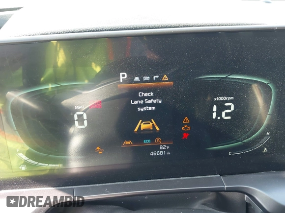 2023 Kia Telluride S with VIN 5XYP6DGC3PG359562, listed as a IAAI auction lot 42675786 with 46,681 mi miles and . Bid and sale history available at DreamBid. Image 7.