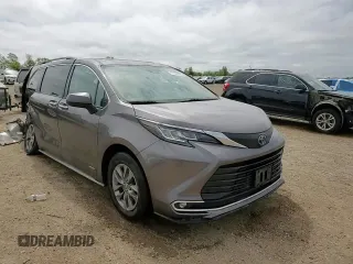2021 Toyota Sienna XLE z VIN 5TDJSKFC0MS033577, wystawiony jako Copart lot #57146505 z przebiegiem 60 397 mil mil oraz Szkoda całkowita • Salvage title. Historia ofert i sprzedaży dostępna na DreamBid. Obrazek 14.