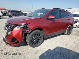 2023 Chevrolet Equinox RS with VIN 3GNAXMEG5PL201295, listed as a Copart auction lot 52029605 with 17,751 mi miles and Salvage title. Bid and sale history available at DreamBid. Image 1.
