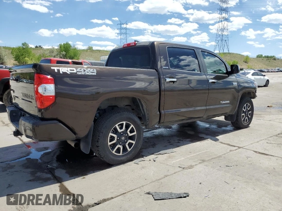 2021 Toyota Tundra Limited z VIN 5TFHY5F19MX967759, wystawiony jako Copart lot #56685535 z przebiegiem 44 146 mil mil oraz Szkoda całkowita • Salvage title. Historia ofert i sprzedaży dostępna na DreamBid. Obrazek 3.