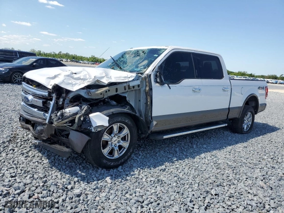 2015 Ford F-150 XLT w/HD Payload Pkg with VIN 1FTFW1EFXFFA96804, listed as a Copart auction lot 52321785 with 76,325 mi miles and Salvage Title. Bid and sale history available at carsss.com. Image 1.