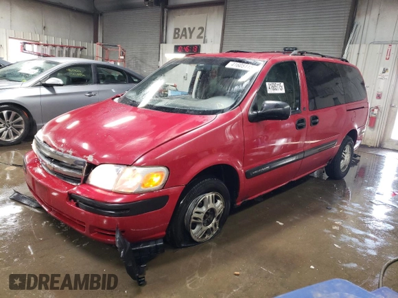 2001 Chevrolet Venture LS Y3G Mobility z VIN 1GNDX03EX1D303731, wystawiony jako Copart lot #41605115 z przebiegiem 219 758 mil mil oraz Szkoda całkowita • Salvage title. Historia ofert i sprzedaży dostępna na DreamBid. Obrazek 1.