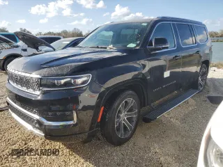 2023 Jeep Grand Wagoneer z VIN 1C4SJVEJ2PS510675, wystawiony jako Copart lot #74098604 z przebiegiem Nie podano mil oraz Nie do naprawy • Non repairable. Historia ofert i sprzedaży dostępna na DreamBid. Obrazek 1.