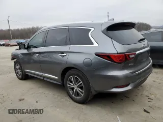 2020 Infiniti QX60 Luxe with VIN 5N1DL0MM7LC512794, listed as a Copart auction lot 43343705 with 51,822 mi miles and Salvage Title. Bid and sale history available at DreamBid. Image 2.