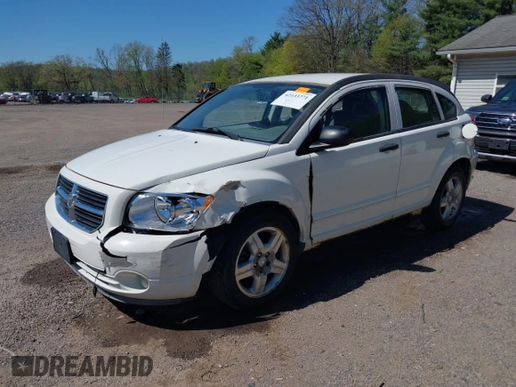 2007 Dodge Caliber SXT with VIN 1B3HB48BX7D160420, listed as a IAAI auction lot 42133771 with 169,796 mi miles and . Bid and sale history available at DreamBid. Image 2.