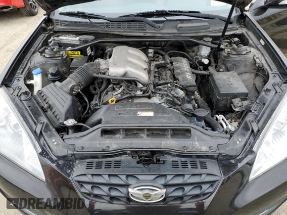 2010 Hyundai Genesis Coupe Grand Touring with VIN KMHHU6KH8AU034125, listed as a Copart auction lot 56064075 with 100,466 mi miles and Salvage title. Bid and sale history available at DreamBid. Image 11.