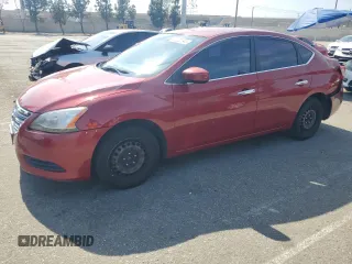 2014 Nissan Sentra SV with VIN 3N1AB7AP4EL642592, listed as a Copart auction lot 59152145 with 140,829 mi miles and Salvage title. Bid and sale history available at DreamBid. Image 1.
