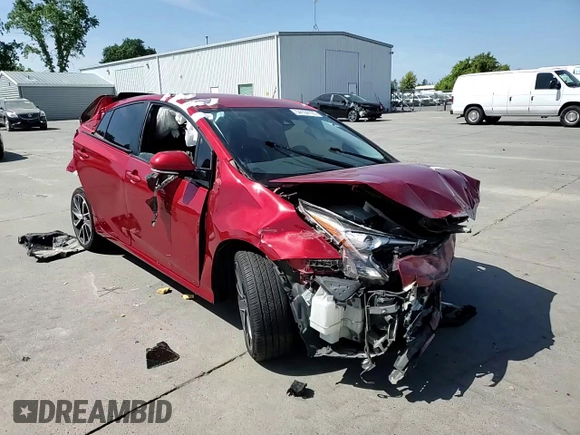 2017 Toyota Prius Two with VIN JTDKBRFUXH3054014, listed as a Copart auction lot 54104105 with 0 mi miles and Salvage Title. Bid and sale history available at carsss.com. Image 14.