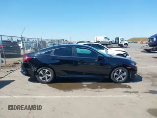 2019 Honda Civic Sedan LX with VIN 19XFC2F61KE202252, listed as a IAAI auction lot 42139362 with 37,128 mi miles. Bid and sale history available at carsss.com. Image 13.