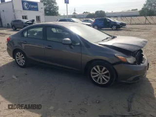 2012 Honda Civic EX with VIN 2HGFB2F81CH601657, listed as a Copart auction lot 55477085 with 152,854 mi miles and Clean Title. Bid and sale history available at DreamBid. Image 4.