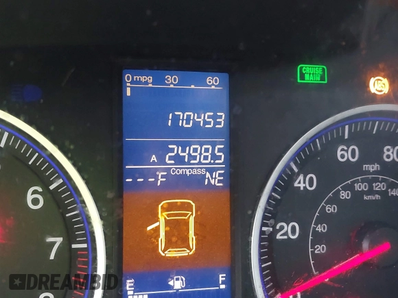 2011 Honda CR-V EX-L with VIN 5J6RE3H72BL040491, listed as a IAAI auction lot 41977368 with 170,453 mi miles. Bid and sale history available at carsss.com. Image 15.