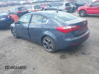 2014 Kia Forte EX with VIN KNAFZ4A89E5076447, listed as a IAAI auction lot 41913489 with 219,823 mi miles. Bid and sale history available at carsss.com. Image 3.