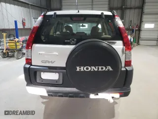 2006 Honda CR-V LX with VIN JHLRD68536C008134, listed as a Copart auction lot 50137105 with 0 mi miles and Salvage Title. Bid and sale history available at carsss.com. Image 6.