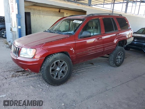 2002 Jeep Grand Cherokee Limited с VIN 1J4GW58N22C126821, выставлен на аукционе Copart как лот 46304015 с пробегом 157 932 миль миль и Списание • Salvage title. История ставок и продаж доступна на DreamBid. Изображение 1.