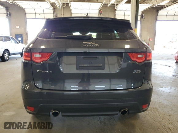 2018 Jaguar F-Pace 35t Prestige with VIN SADCK2EV1JA252914, listed as a Copart auction lot 63115184 with 43,311 mi miles and Non repairable. Bid and sale history available at DreamBid. Image 6.