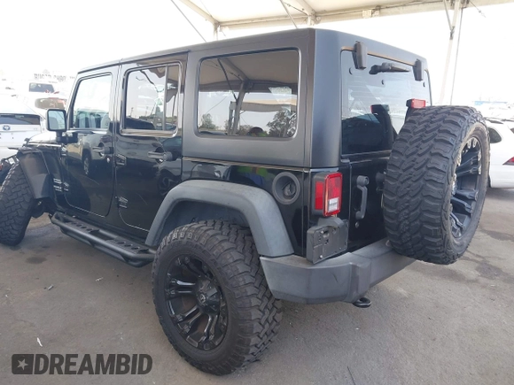 2016 Jeep Wrangler Unlimited Sport with VIN 1C4BJWDG7GL155900, listed as a IAAI auction lot 42380356 with 78,582 mi miles and . Bid and sale history available at DreamBid. Image 3.