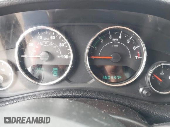 2016 Jeep Wrangler Unlimited Sport with VIN 1C4BJWDG4GL137175, listed as a IAAI auction lot 42388587 with 160,337 mi miles and . Bid and sale history available at DreamBid. Image 7.