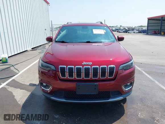 2019 Jeep Cherokee Limited with VIN 1C4PJMDX1KD322345, listed as a IAAI auction lot 42471638 with 36,031 mi miles and . Bid and sale history available at DreamBid. Image 12.
