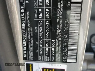 2013 Mercedes-Benz M 350 with VIN 4JGDA2EB7DA189004, listed as a Copart auction lot 65909975 with 132,113 mi miles and Clean title. Bid and sale history available at DreamBid. Image 13.