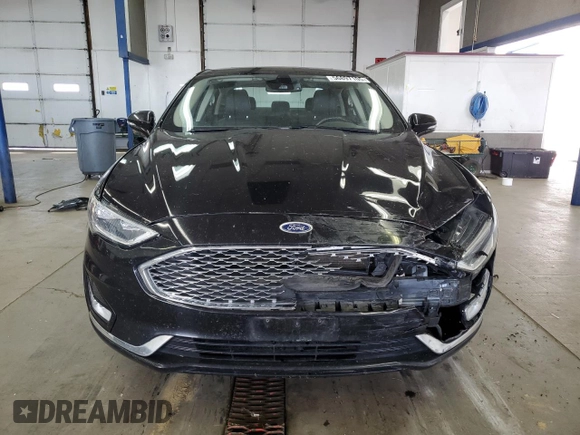 2020 Ford Fusion Titanium with VIN 3FA6P0RUXLR182408, listed as a Copart auction lot 56897105 with 100,021 mi miles and Salvage title. Bid and sale history available at DreamBid. Image 5.