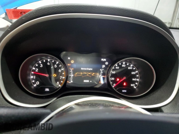 2019 Jeep Compass Latitude с VIN 3C4NJDBB0KT594099, выставлен на аукционе Copart как лот 57727035 с пробегом 38 385 миль миль и Списание • Salvage title. История ставок и продаж доступна на DreamBid. Изображение 9.