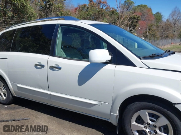 2007 Nissan Quest with VIN 5N1BV28U57N119426, listed as a IAAI auction lot 41822986 with 196,097 mi miles. Bid and sale history available at carsss.com. Image 13.