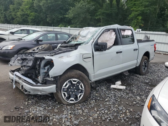 2023 Ford F-150 Lightning Pro with VIN 1FTVW1EL9PWG58758, listed as a Copart auction lot 64410814 with Not provided miles and Salvage title. Bid and sale history available at DreamBid. Image 1.