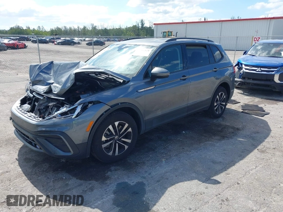 2024 Volkswagen Tiguan S с VIN 3VVRB7AX5RM120314, выставлен на аукционе IAAI как лот 42016531 с пробегом 11 373 миль миль и . История ставок и продаж доступна на DreamBid. Изображение 17.
